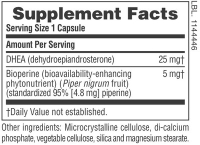 DHEA-25 60 Capsules NaturesPlus