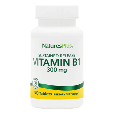 Vitamin B1 300mg Sustained Release 90 tabs NaturesPlus