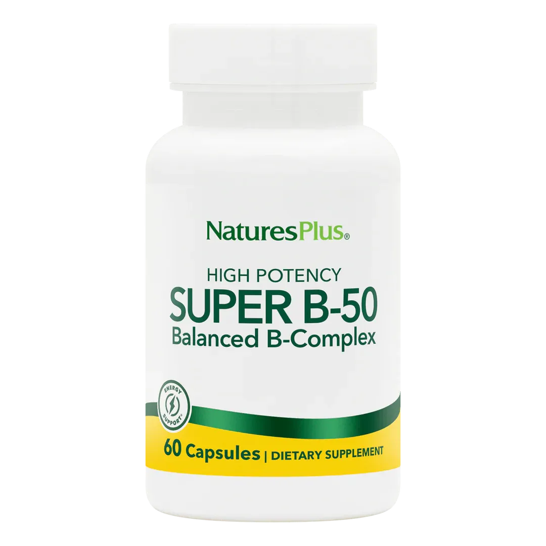 Super B-50 60 Capsules NaturesPlus
