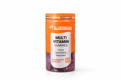 Multivitamin Gummies Dr. Herbician 60 gummies– Strawberry Flavor