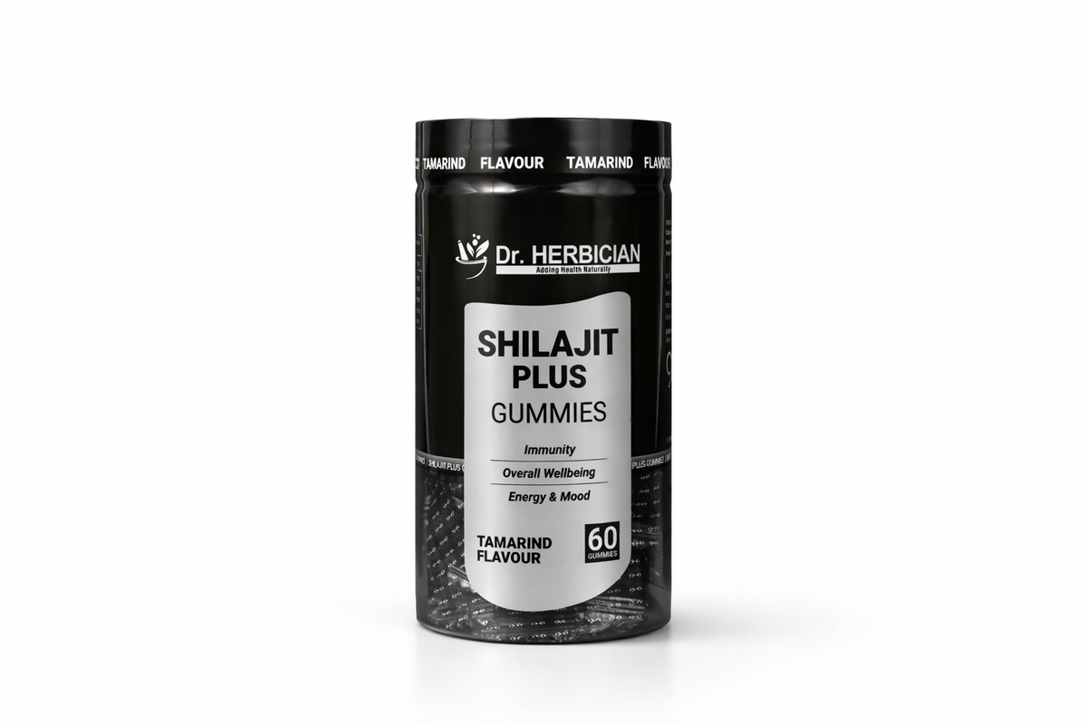 Shilajit Plus 60 Gummies Dr. Herbician – Tamarind Flavor