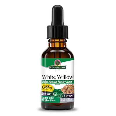 White Willow Extract - Alcohol Free Liquid 30ml Nature's Answer