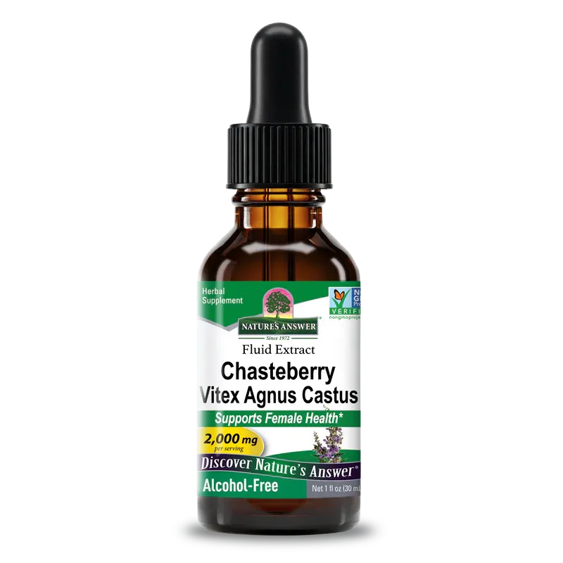 Chasteberry Vitex Agnus Castus - Alcohol Free Liquid 30ml Natures Answer