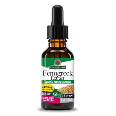 Fenugreek Extract - Low Alcohol Liquid 30ml Natures Answer