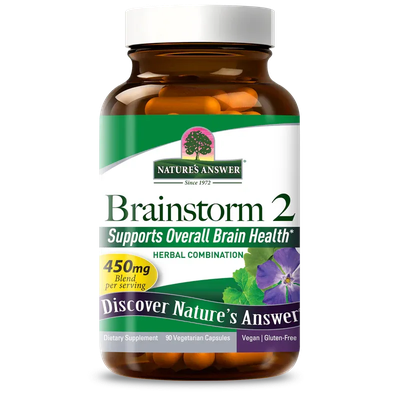 Brainstorm 2 -90 veg caps Natures Answer