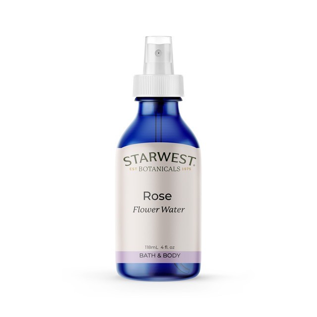 Rose Flower Water 4oz Starwest