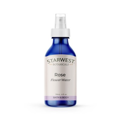 Rose Flower Water 4oz Starwest