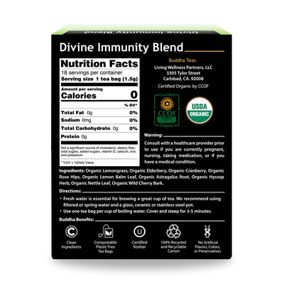 Divine Immunity Blend Buddha Teas