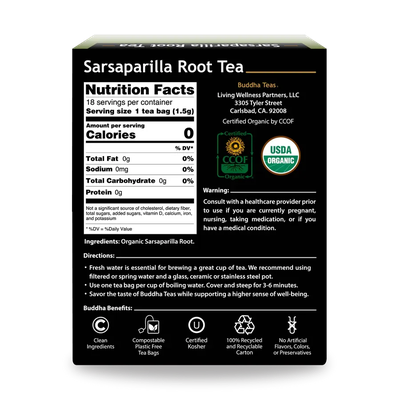 Sarsaparilla Root Tea Buddha Tea