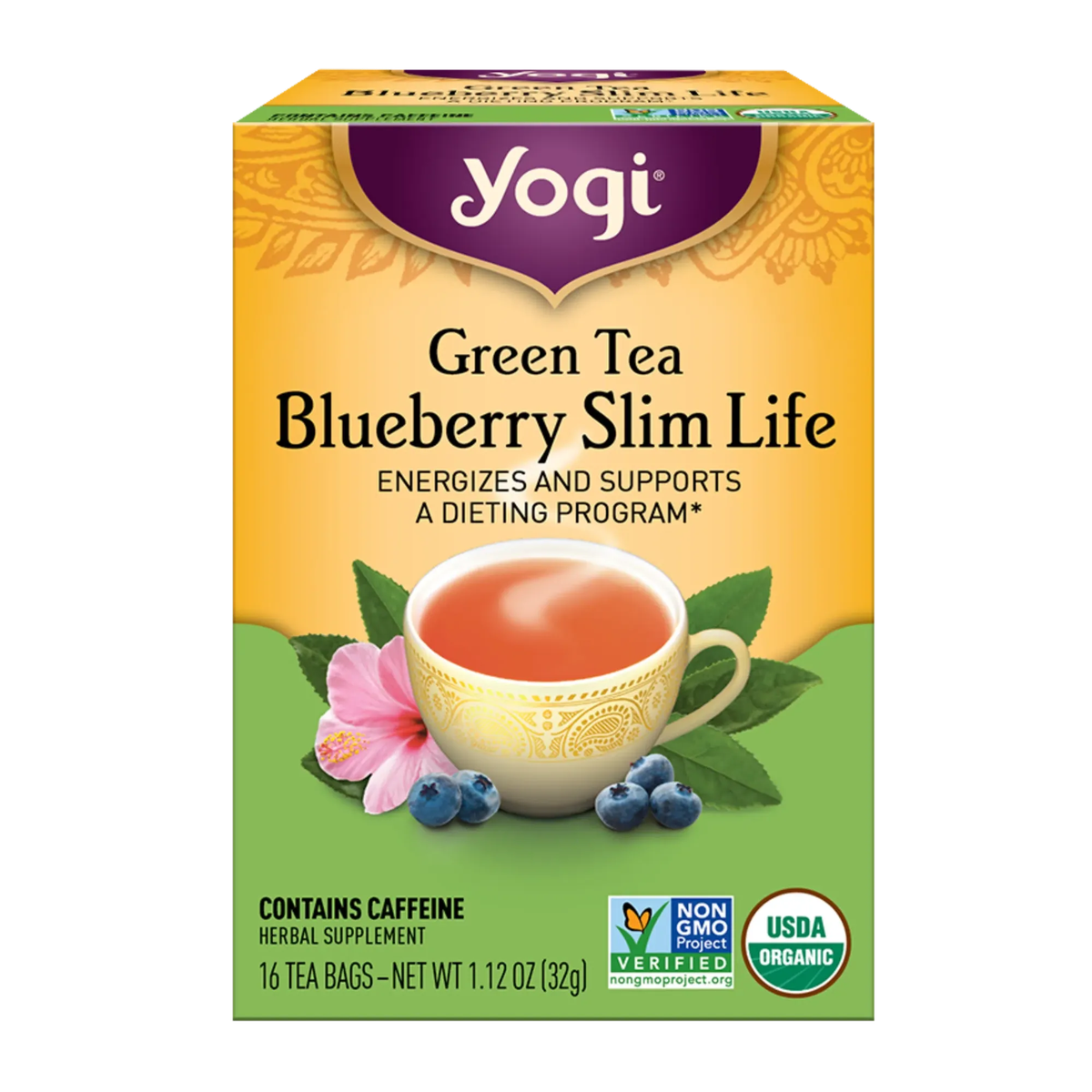 Green Tea Blueberry Slim Life Yogi