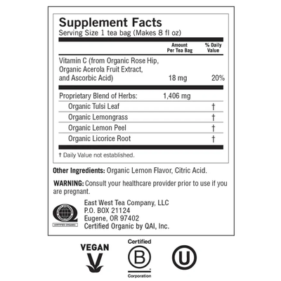 Sweet Lemon Everyday Immune Tea Yogi
