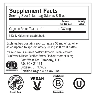 Green Tea Pure Green Yogi