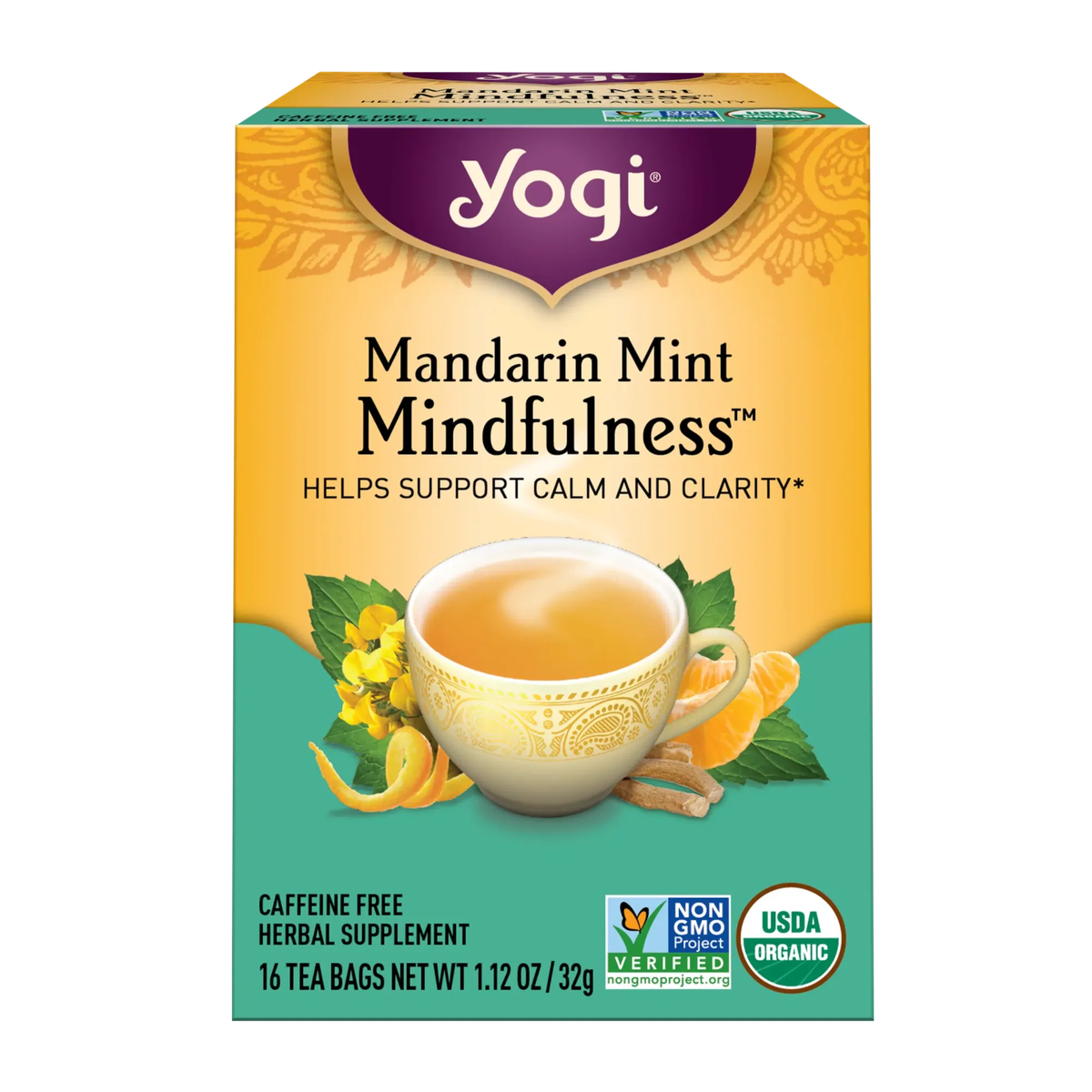 Mandarin Mint Mindfulness Tea Yogi