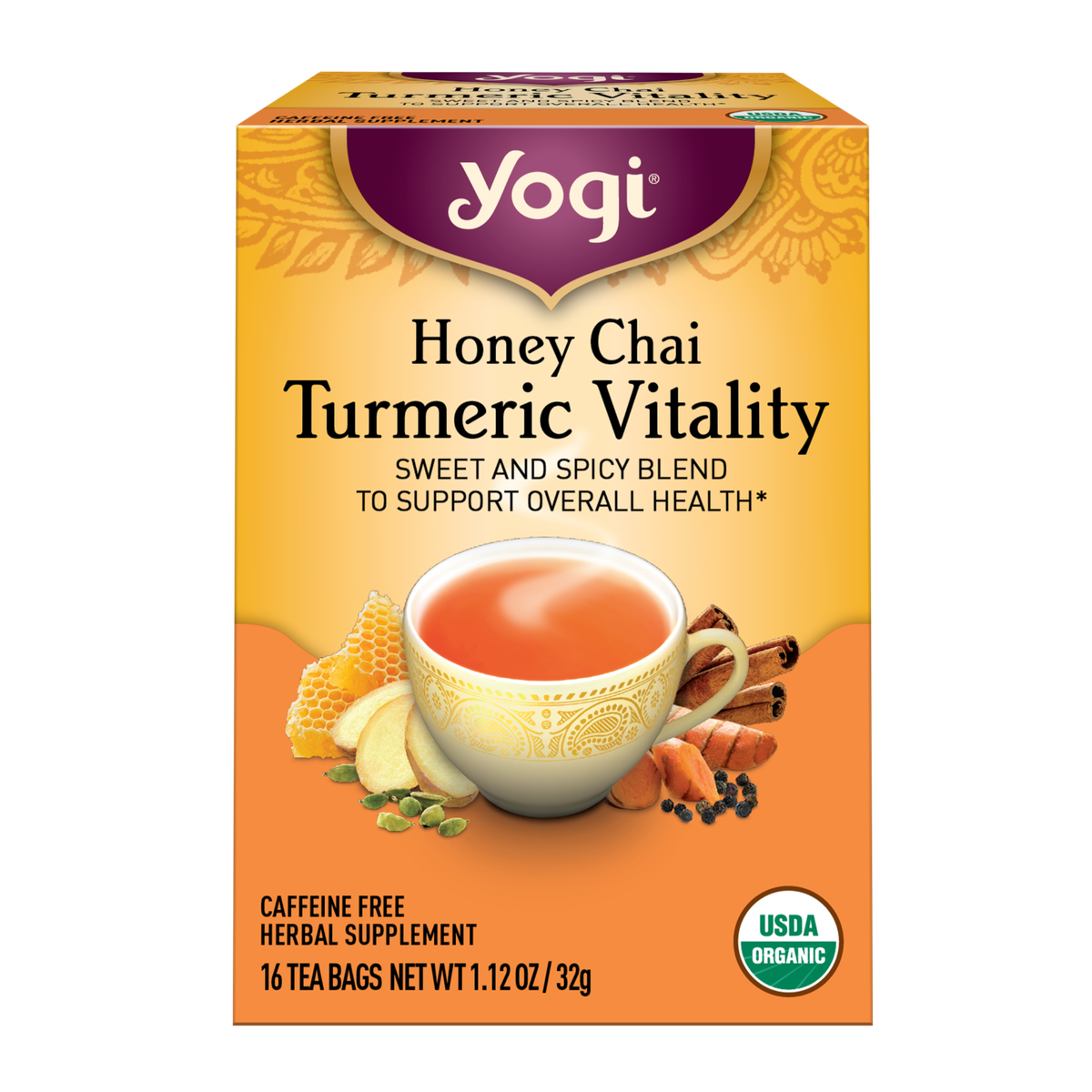 Honey Chai Turmeric Vitality Tea Yogi