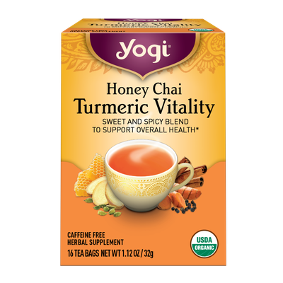 Honey Chai Turmeric Vitality Tea Yogi