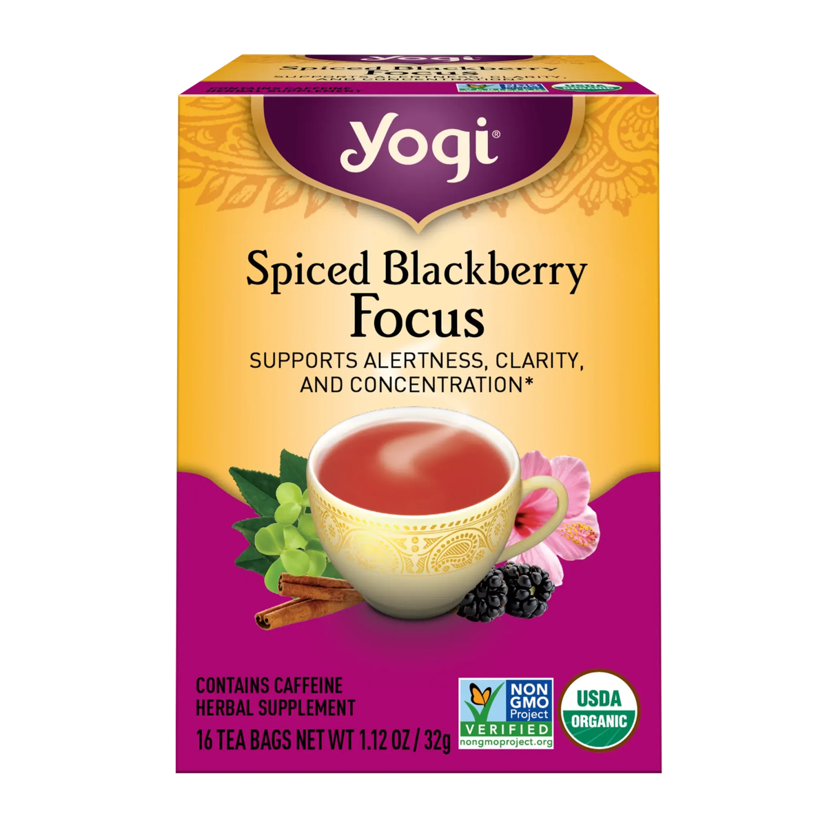 Spiced Blackberry Focus Tea Yogi