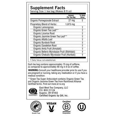 Green Tea Super Antioxidant Tea Yogi