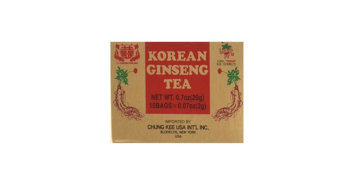 Korean Ginseng Tea 10 bags Royal King