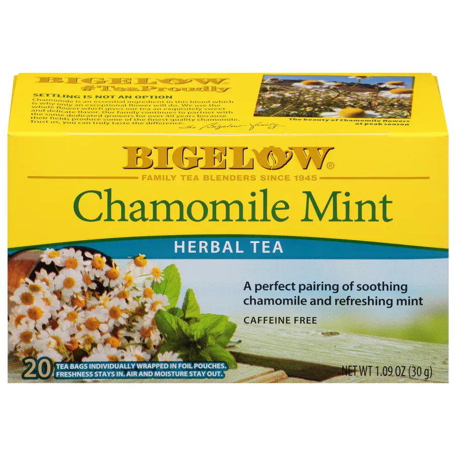 Chamomile Mint Herbal Tea 20 teabags Bigelow