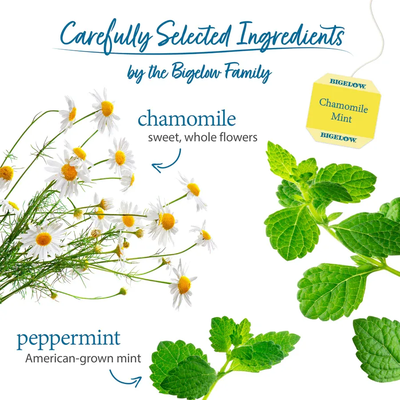 Chamomile Mint Herbal Tea 20 teabags Bigelow