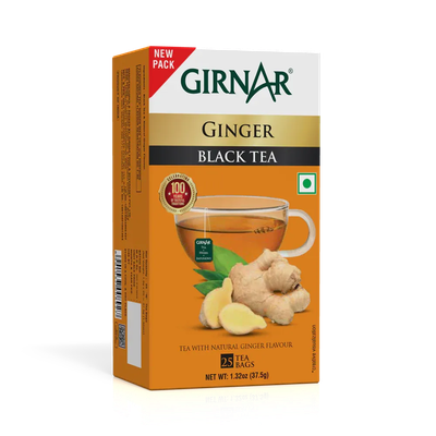 Ginger Girnar Black Tea Bags