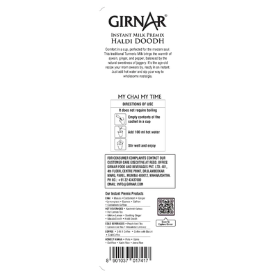 Turmeric Latte Girnar Instant Milk Premix