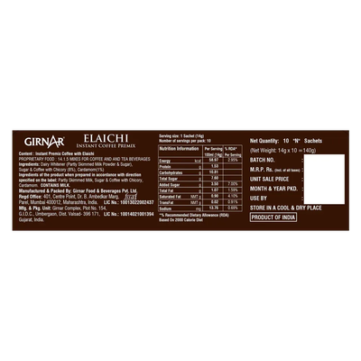 Elaichi Girnar Instant Premix Coffee