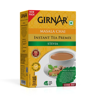 Instant Masala Chai Premix With Stevia Girnar