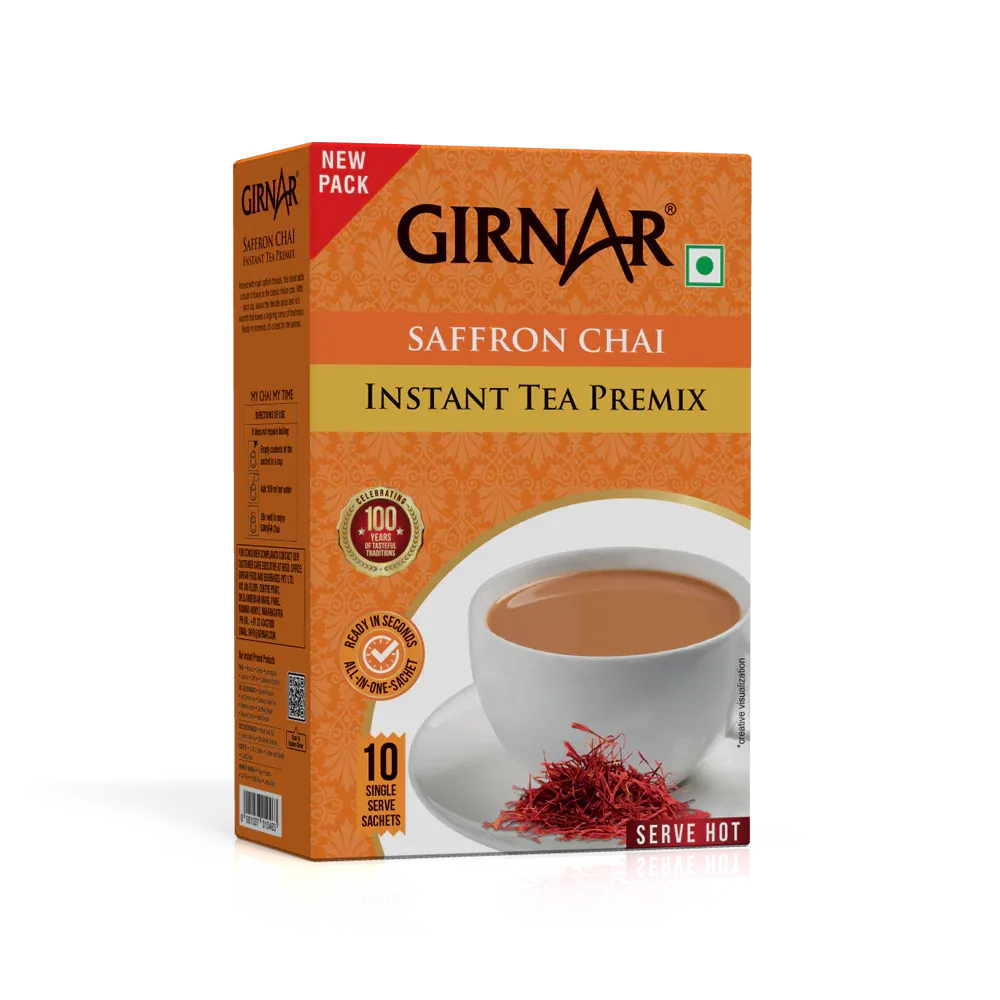 Chai Instant Tea Premix With Saffron Girnar