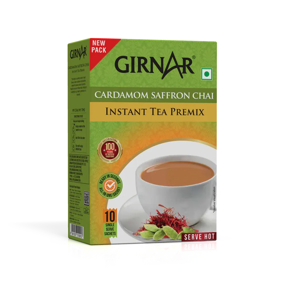 Chai Instant Tea Premix With Cardamom-Saffron Girnar