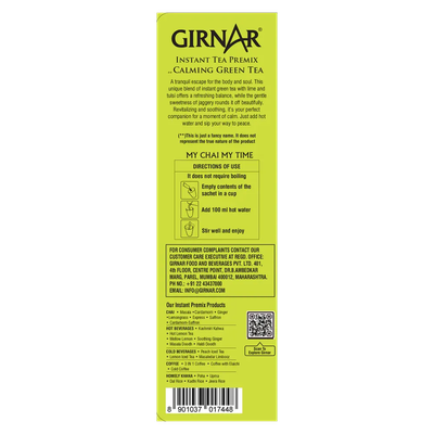 Calming Green Tea Instant Premix Girnar
