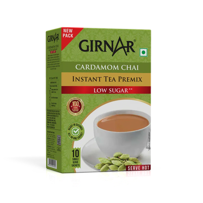 Chai Instant Tea Premix With Cardamom (Low Sugar) Girnar