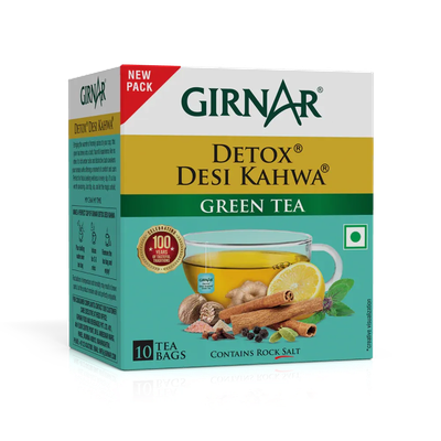Detox / Desi Kahwa Girnar Green Tea Bags Mini