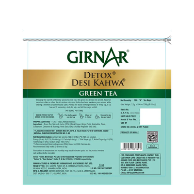 Detox / Desi Kahwa Girnar Green Tea Bags Mini