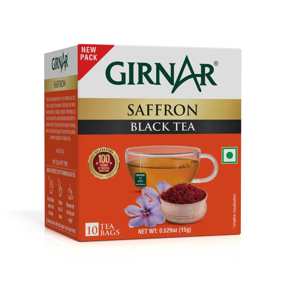 Black Tea Bags - Saffron Girnar Mini