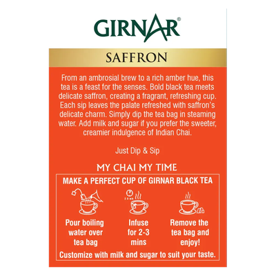 Black Tea Bags - Saffron Girnar Mini