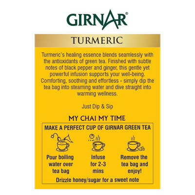 Green Tea Bags - Turmeric Girnar Mini