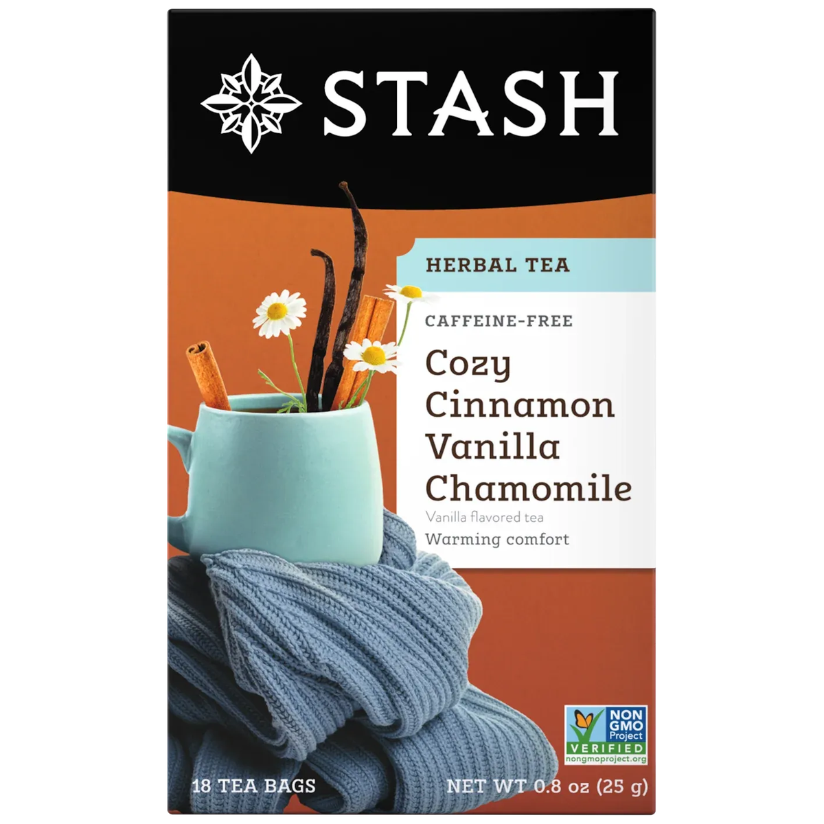 Cozy Cinnamon Vanilla Chamomile Stash Teas