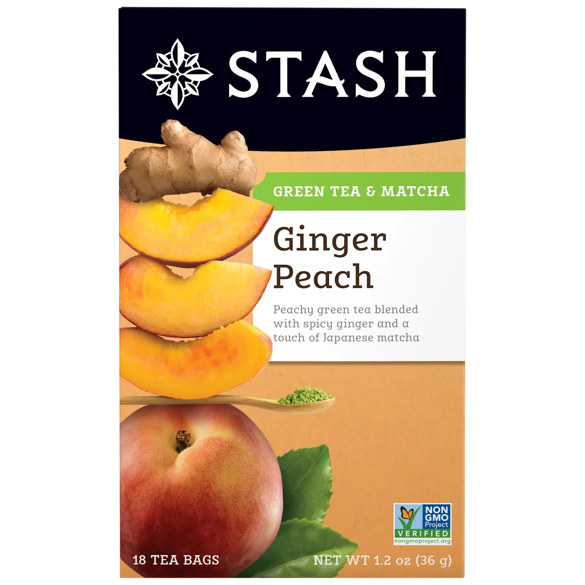 Ginger Peach Stash Tea