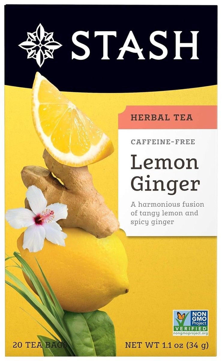 Lemon Ginger Vitality Stash Tea