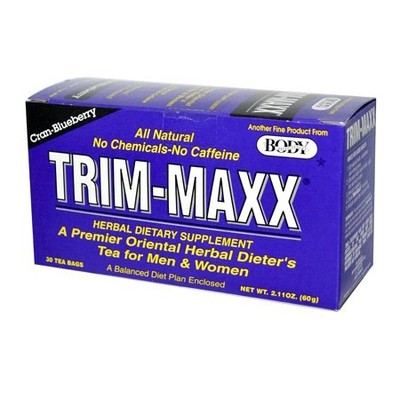 Trim-Max Herbal Dietary Supplement- Cran Blueberry Flavour 30 teabags