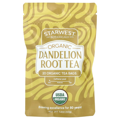 Organic Dandelion Root Starwest 20 teabags