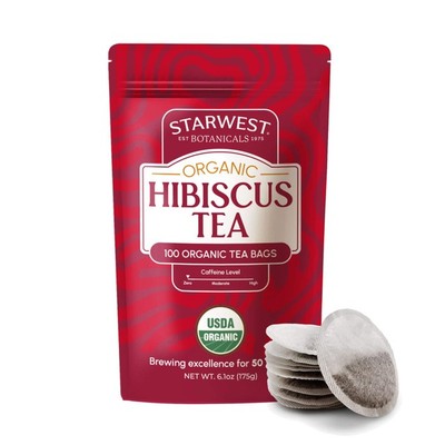 Organic Hibiscus Starwest 100 teabags