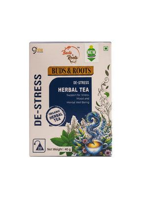 De-Stress Herbal Tea Buds & Roots 20 teabags
