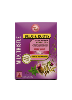 Milk Thistle Herbal Tea Buds & Roots 15 teabags