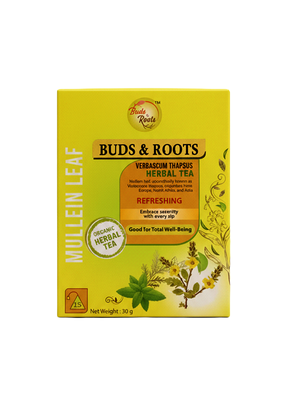 Mullein Leaf Herbal Tea Buds & Roots 15 teabags