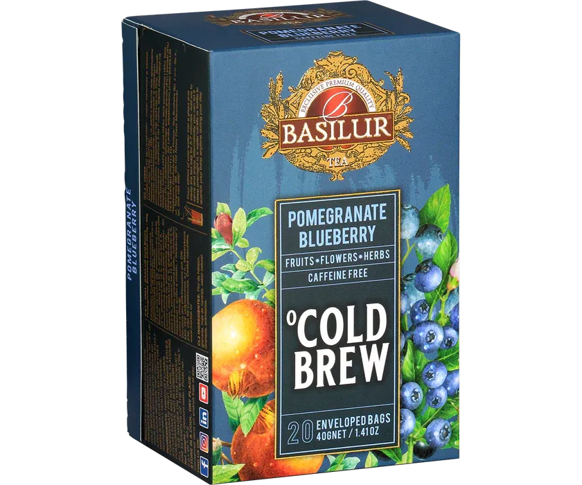 Pomegranate Blueberry Cold Brew Basilur 20 teabags