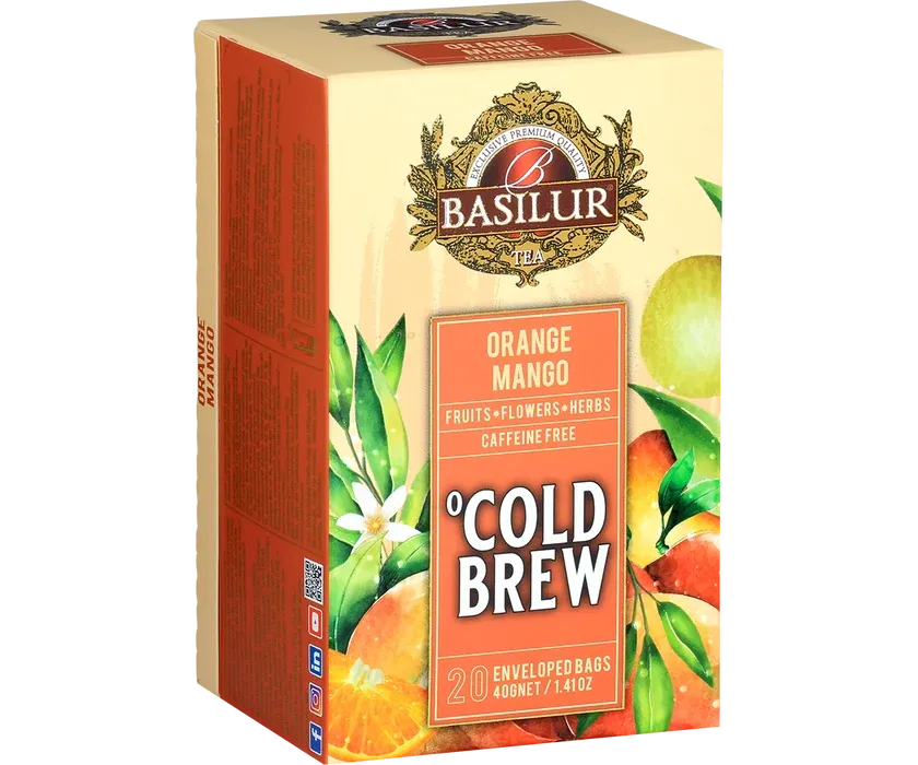 Orange Mango Cold Brew Basilur Tea 20 teabags