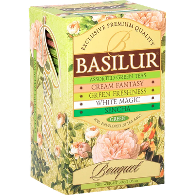Green Tea Bouquet Assorted Basilur Teas 25 teabags