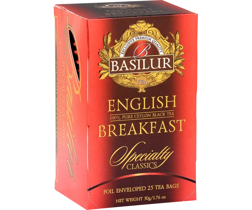 English Breakfast Basilur Tea 25 teabags